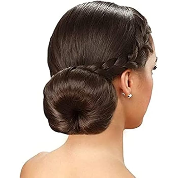 Hair Donut Up Do Hair Ring Hairstyler Bun Maker (Black) - Image 2